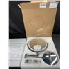 Image 2 : 1 Rechargeable 8" LED Lighted Wall Mounted Makeup Mirror; Dual Sided w/ 1X/10X Magnification - NEW