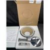 Image 2 : 1 Rechargeable 8" LED Lighted Wall Mounted Makeup Mirror; Dual Sided w/ 1X/10X Magnification - NEW
