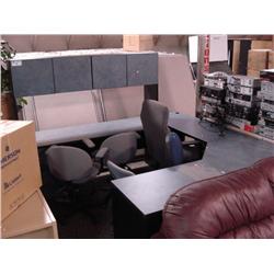 Smed U-Shaped Computer Station C/w Hutch