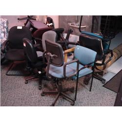 Lot Of Misc Chairs And Tables