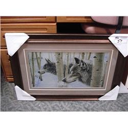 Framed Print - Wolves