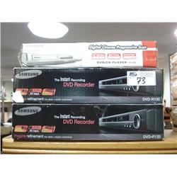 Stack Of DVD Player/recorders