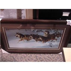 Framed Print - Wolves