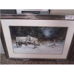 Framed Print 'old Wagon' By Ray Hendershot