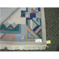 11'3" X 8'6" Nepal Wool Area Rug