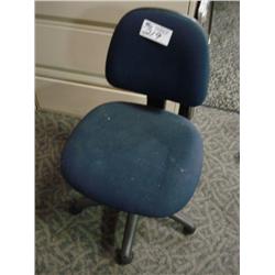 Blue Gas Lift Computer Chair