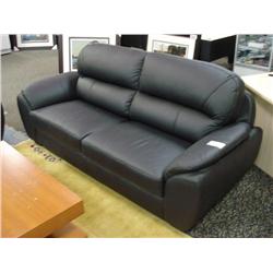 Black Leather Sofa/loveseat/chair Set