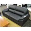 Image 1 : Black Leather Sofa/loveseat/chair Set