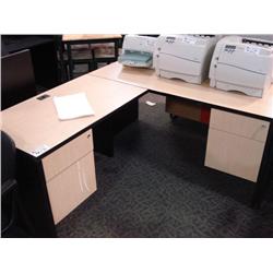 Maple L-shape Desk