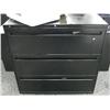 Image 1 : Black 3 Drawer Lateral File Cabinet