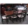 Image 2 : Green Country 9 Piece Dining Room Set