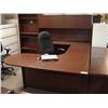 Image 1 : Mahogany U-shape Executive Suite With Hutch