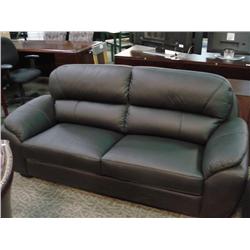 Black Leather Sofa, Loveseat And Chair Set