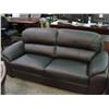 Image 1 : Black Leather Sofa, Loveseat And Chair Set