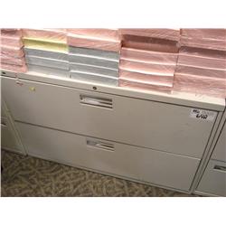 Grey 2 Drawer Lateral File Cabinet