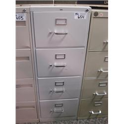 Grey 4 Drawer Legal File Cabinet