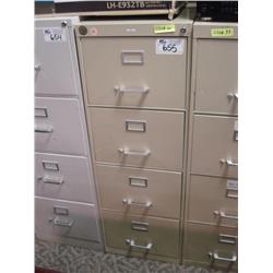 Beige 4 Drawer Legal File Cabinet