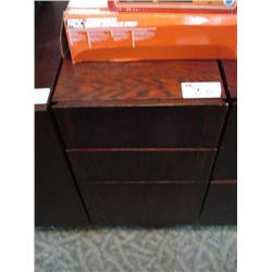 Mahogany File Pedestal