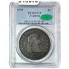 1795 3 Leaves Flowing Hair Dollar PCGS F15 CAC PQ