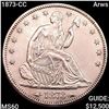 Image 1 : 1873-CC Arws Seated Liberty Half Dollar UNCIRCULATED