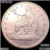 Image 1 : 1874-CC Silver Trade Dollar CHOICE BU