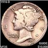 Image 1 : 1916-D Mercury Dime ABOUT UNCIRCULATED