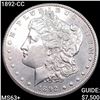 Image 1 : 1892-CC Morgan Silver Dollar CHOICE BU+