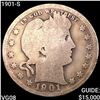 Image 1 : 1901-S Barber Quarter NICELY CIRCULATED