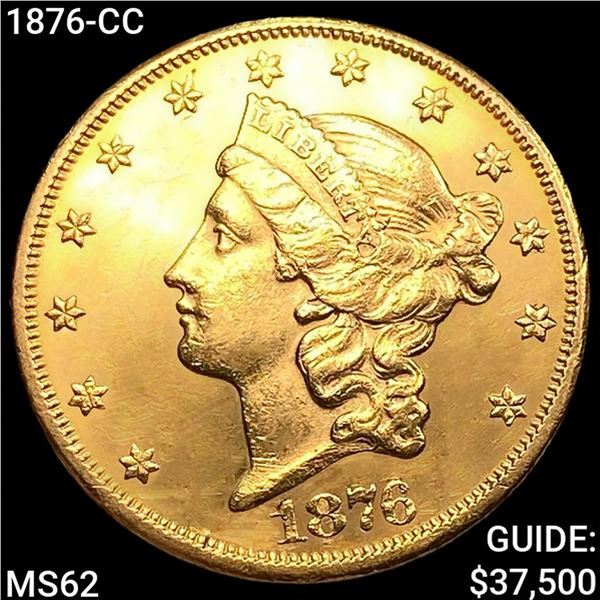 1876-CC $20 Gold Double Eagle UNCIRCULATED