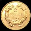 Image 2 : 1874 $3 Gold Piece CHOICE BU