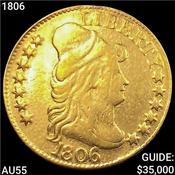 1806 $5 Gold Half Eagle HIGH GRADE