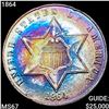 Image 1 : 1864 Silver Three Cent SUPERB GEM BU