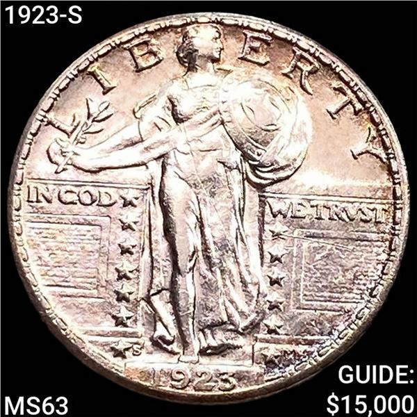 1923-S Standing Liberty Quarter CHOICE BU
