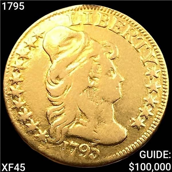 1795 $5 Gold Half Eagle NEARLY UNCIRCULATED