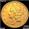 Image 1 : 1867-S $20 Gold Double Eagle CHOICE BU