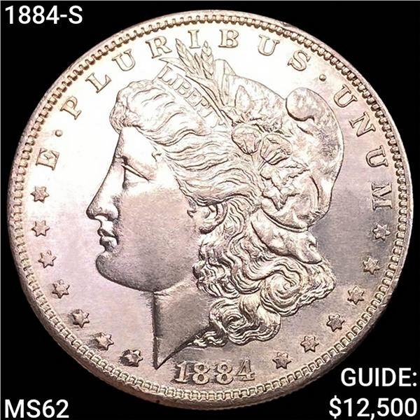 1884-S Morgan Silver Dollar UNCIRCULATED