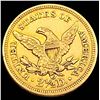 Image 2 : 1857-O $2.50 Gold Quarter Eagle UNCIRCULATED