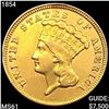 Image 1 : 1854 $3 Gold Piece UNCIRCULATED