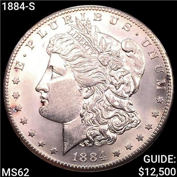 1884-S Morgan Silver Dollar UNCIRCULATED