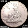 1875-CC Silver Trade Dollar CHOICE BU Chop