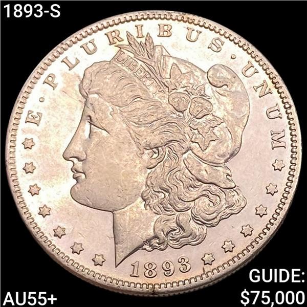 1893-S Morgan Silver Dollar HIGH GRADE+