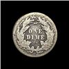 Image 2 : 1875-CC Silver Seated Liberty Dime NICELY CIRCULATED