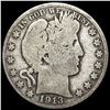 Image 1 : 1913 Silver Barber Half Dollar NICELY CIRCULATED