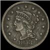 1853 Braided Hair Large Cent NEARLY UNCIRCULATED