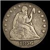 Image 1 : 1856 Seated Liberty Quarter LIGHTLY CIRCULATED