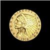 Image 1 : 1912 Indian Head $2.5 Gold Quarter Eagle HIGH GRADE