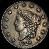 Image 1 : 1828 Coronet Head Large Cent CLOSELY UNCIRCULATED