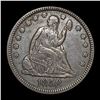 Image 1 : 1858 Seated Liberty Quarter NEARLY UNCIRCULATED