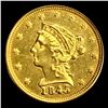 1845 Liberty Head Gold $2.50 Quarter Eagle UNCIRCULATED