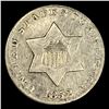 1852 Silver Three-Cent Piece NEARLY UNCIRCULATED